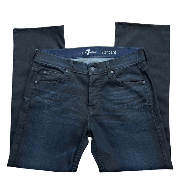 7 For All Mankind Standard Straight Jeans Style ATA519353A Size 32 - Picture 4 of 12